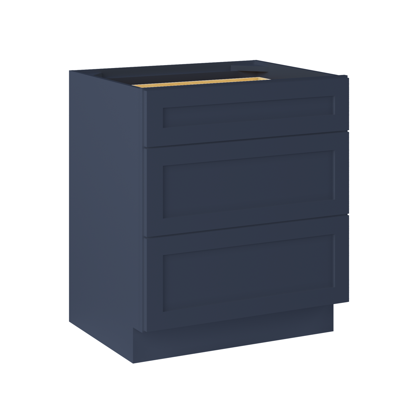 Linen Range Base Kitchen Cabinet LRB30 Danbury Blue LessCare 30 in. width 34.5 in. height 24 in. depth