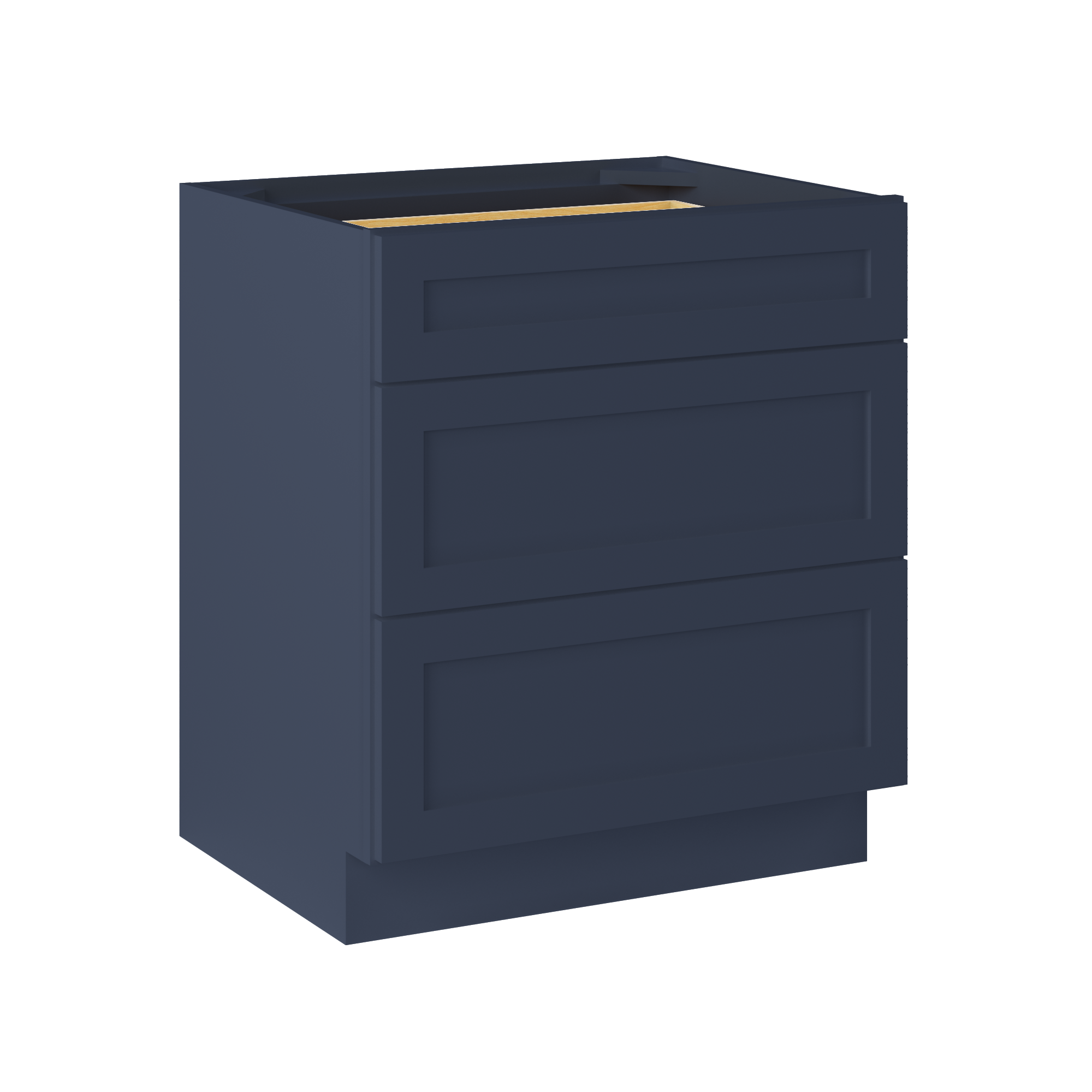 Linen Range Base Kitchen Cabinet LRB30 Danbury Blue LessCare 30 in. width 34.5 in. height 24 in. depth