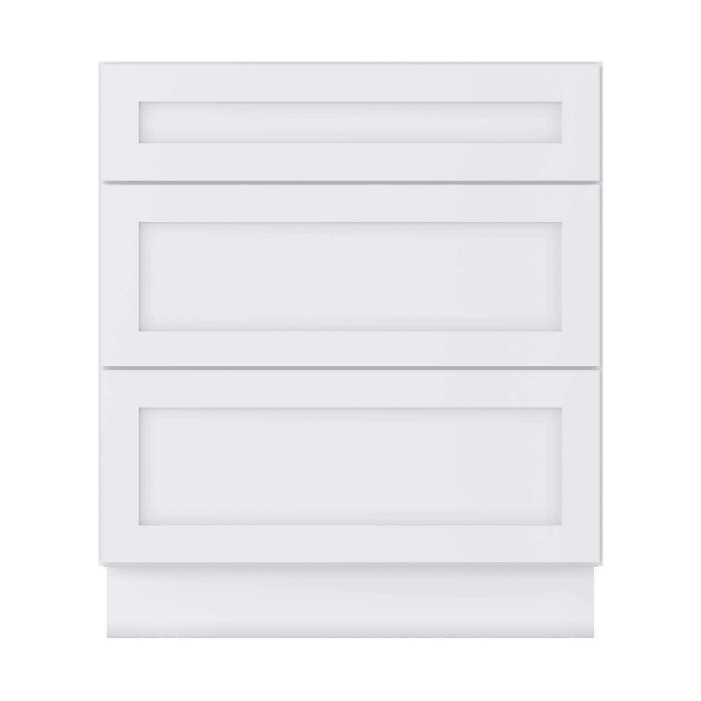 Linen Range Base Kitchen Cabinet LRB30 Alpina White LessCare 30 in. width 34.5 in. height 24 in. depth