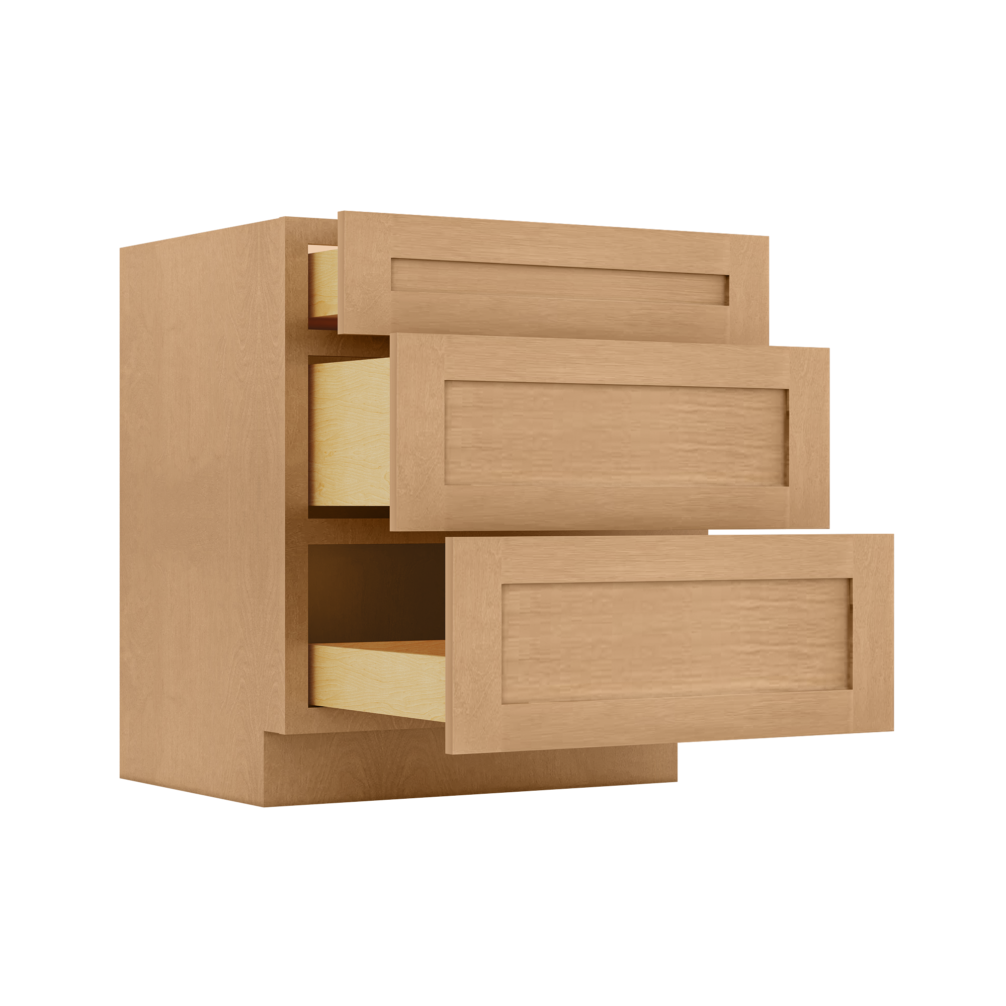 Linen Range Base Kitchen Cabinet LRB30 Shaker Toffee 30 in. width 34.5 in. height 24 in. depth