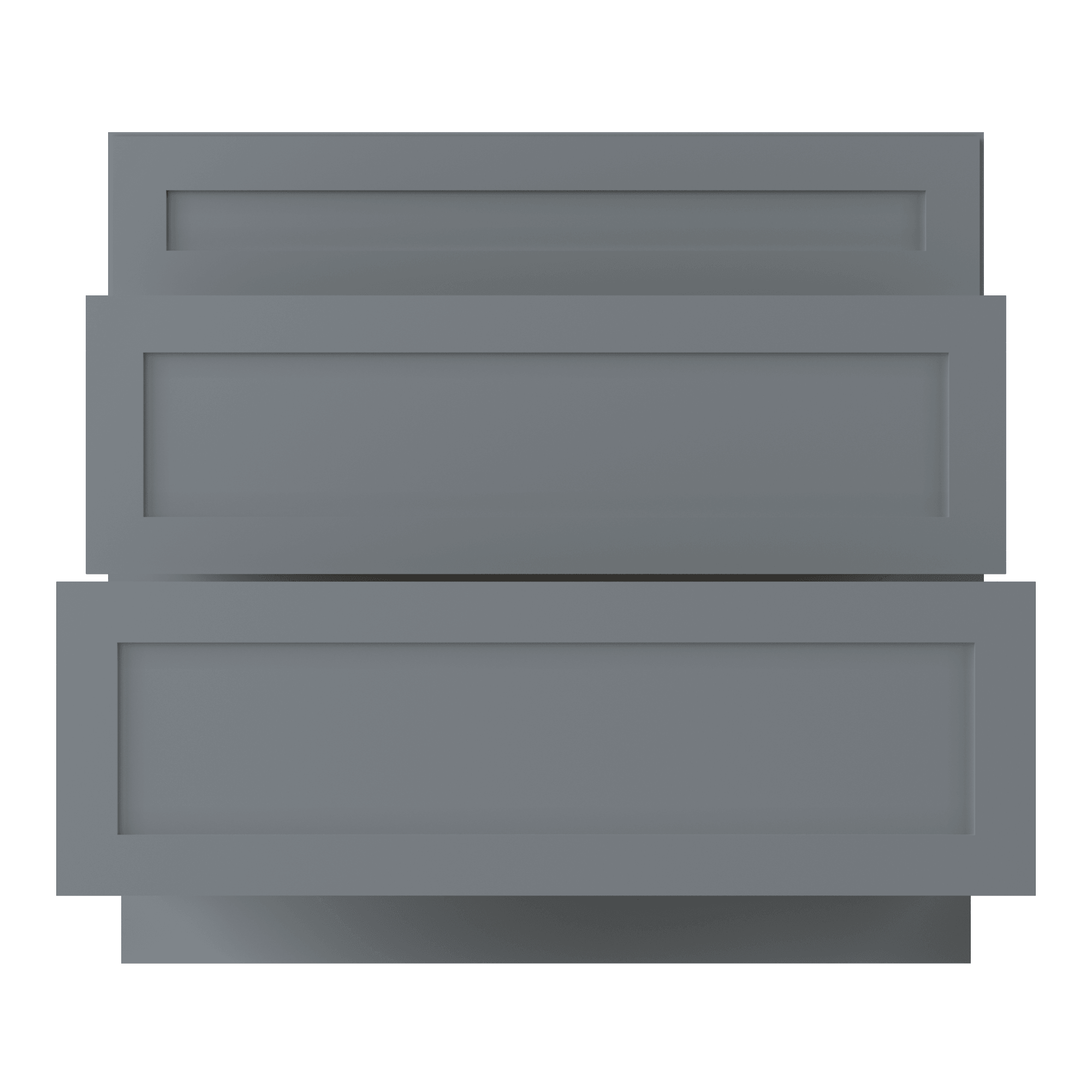 Linen Range Base Kitchen Cabinet LRB36 Colonial Gray LessCare 36 in. width 34.5 in. height 24 in. depth