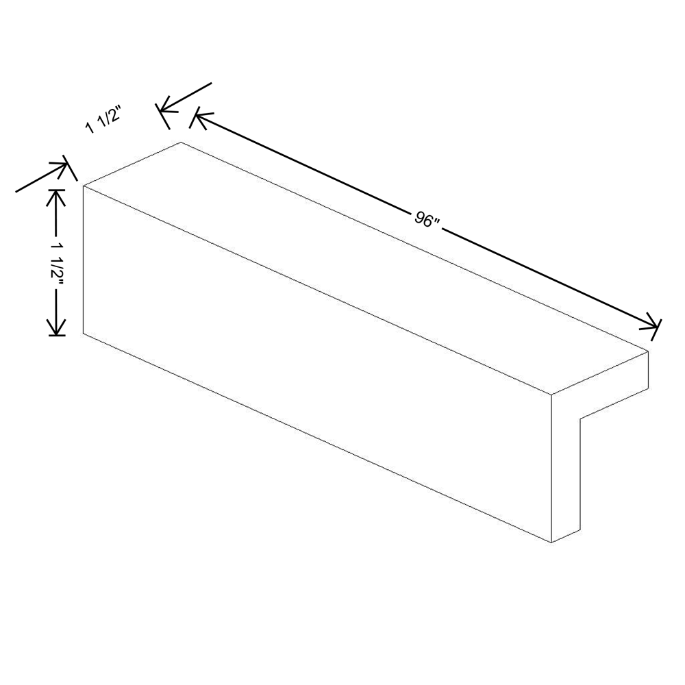 Fabuwood Illume Tuscany Olmo 3  Medium Rail and Starter Molding