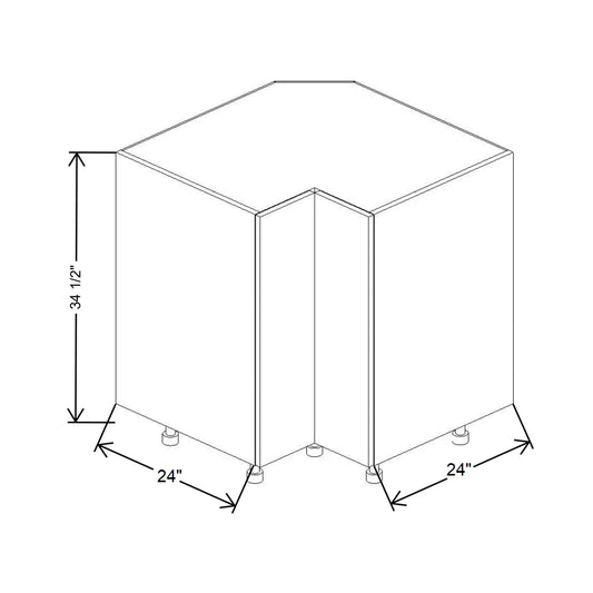 Fabuwood Illume Catalina Nocce 3 33"W Lazy Susan