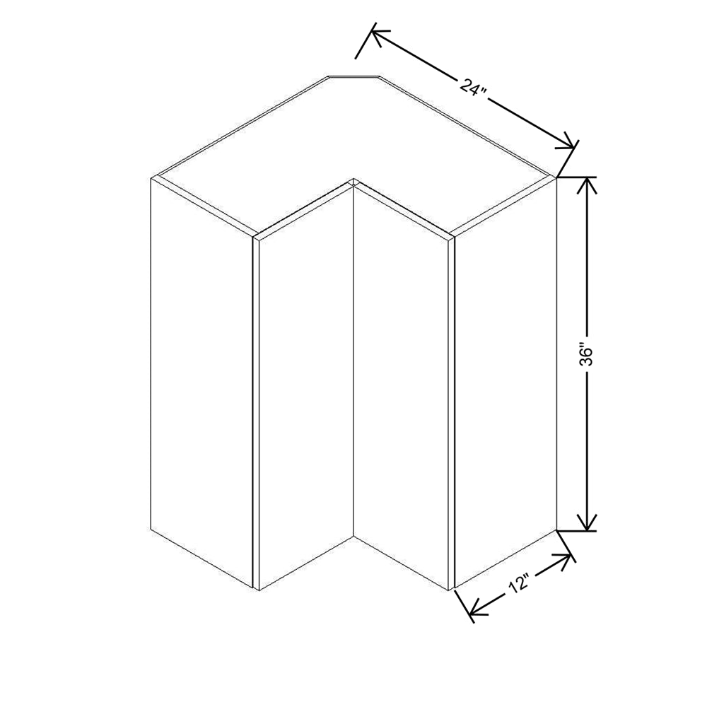 Modernform Cabinet Matte Grey 24" W X 36" H X 12" D Wall Easy Reach Cabinet