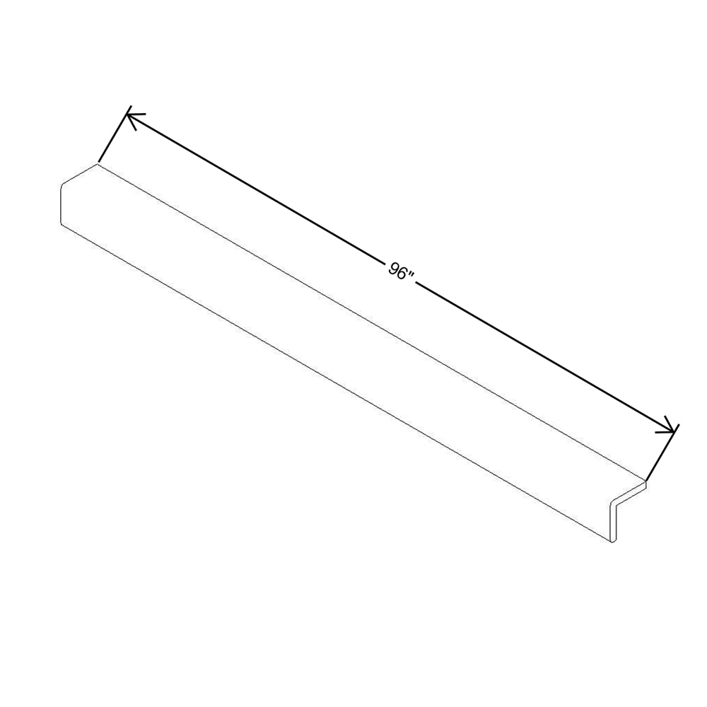 Modernform Cabinet Natural Shaker 96" W X 3/4" H X 3/4" D Bottom Outside Crown Molding