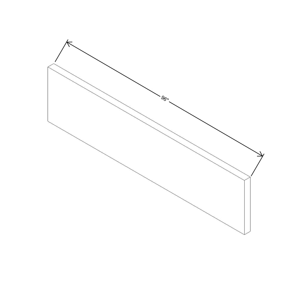 Modernform Cabinet Slim Dove White 6" W X 96" H Bottom Molding