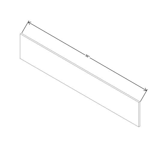 Modernform Cabinet Slim Sage Green 96" W X 4" H X 1/4" D Toekick