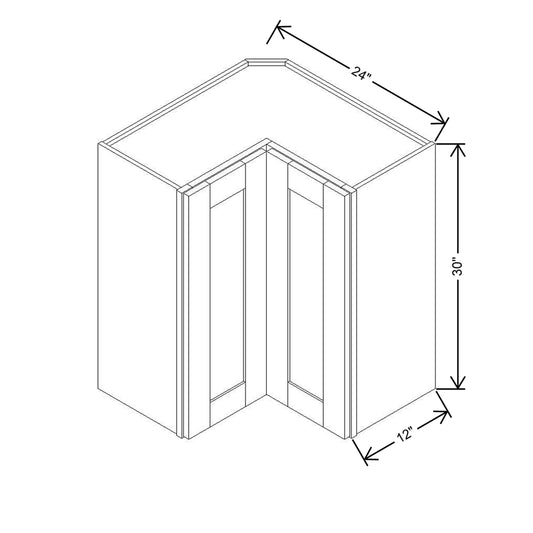 Modernform Cabinet Natural Shaker 24" W X 30" H X 12" D Wall Easy Reach Cabinet