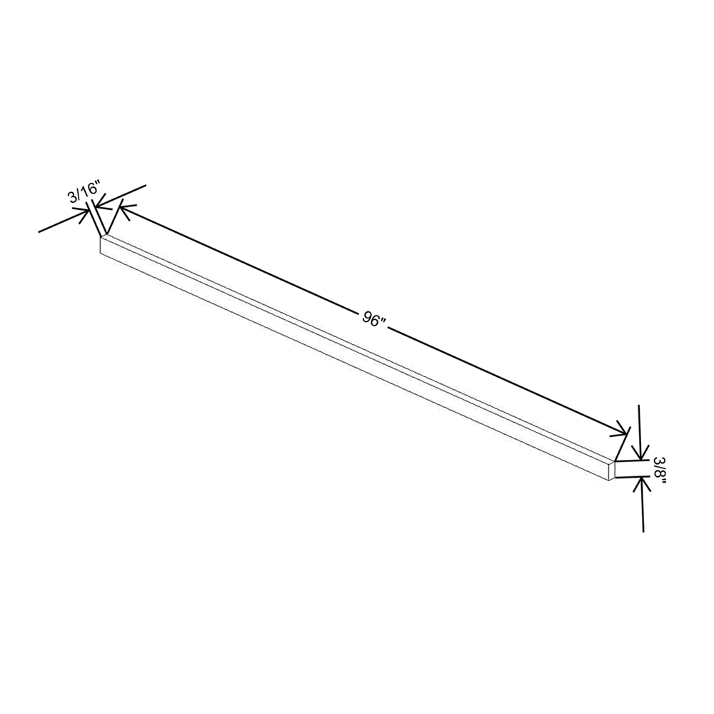 Cubitac Imperial Bergen Latte Narrow Scribe Molding