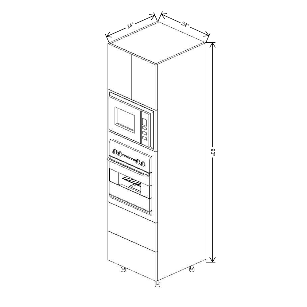 Fabuwood Illume Catalina Muratti 4 36" High Wall