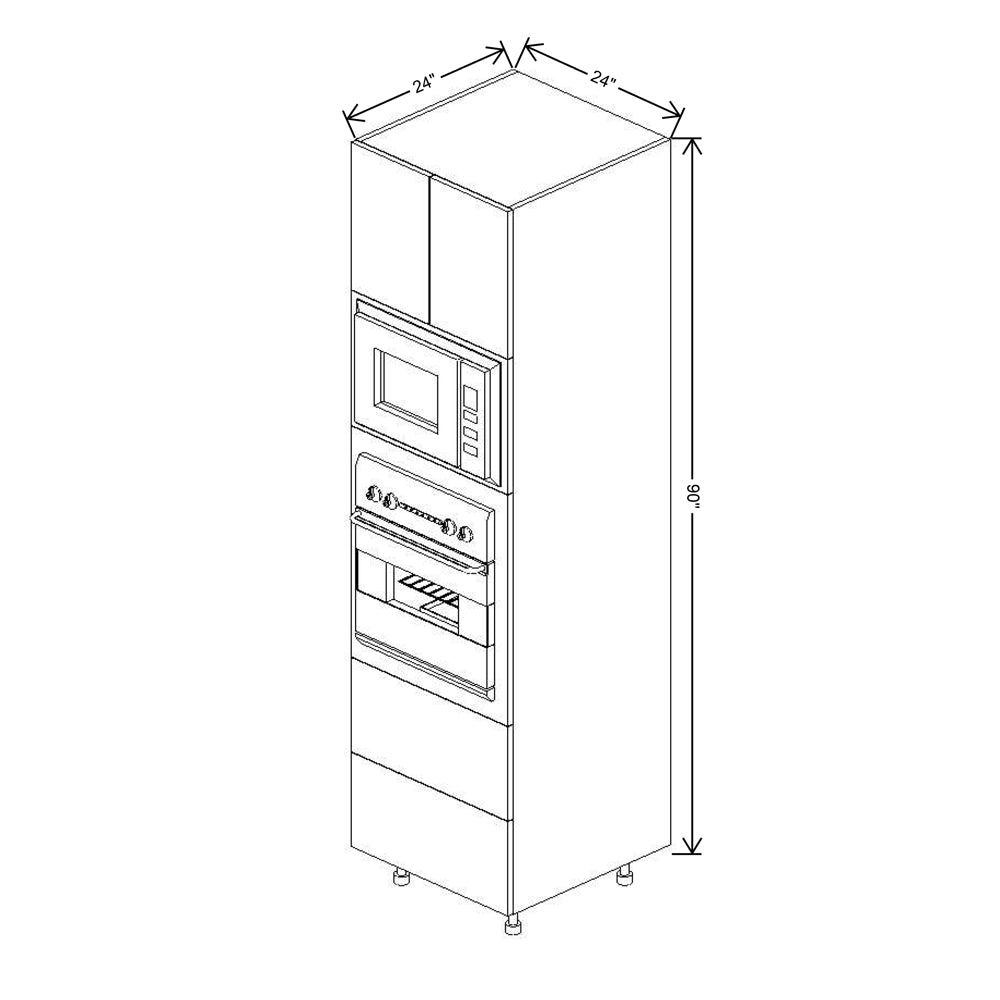 Fabuwood Illume Catalina Nocce 3 36" High Wall