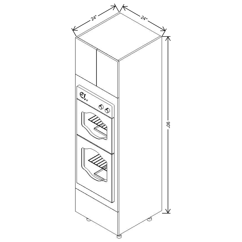 Fabuwood Illume Catalina Olmo 3 36" High Wall