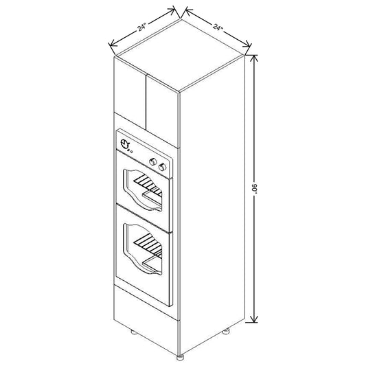 Fabuwood Illume Catalina Como Ash 2 36" High Wall