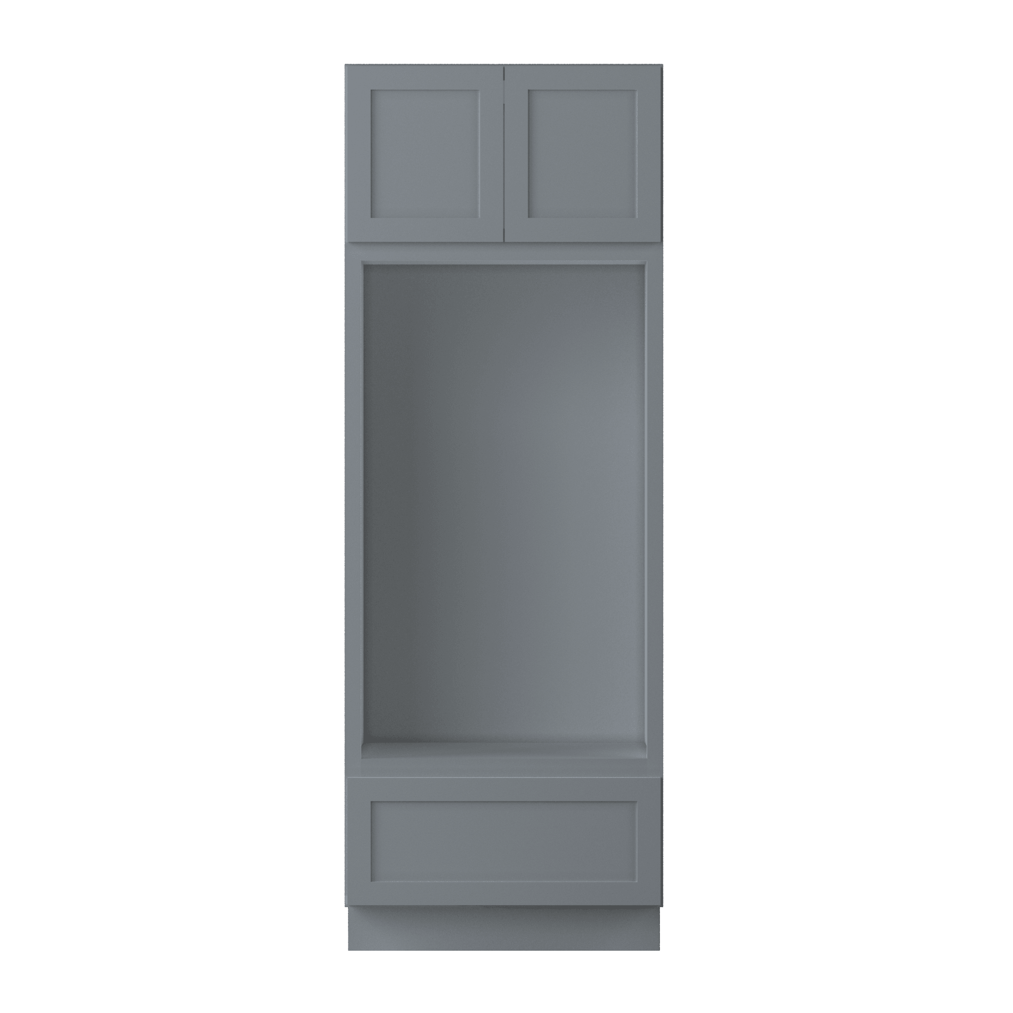 30”W x 84”H x 24”D Oven Kitchen Cabinet - Colonial Gray