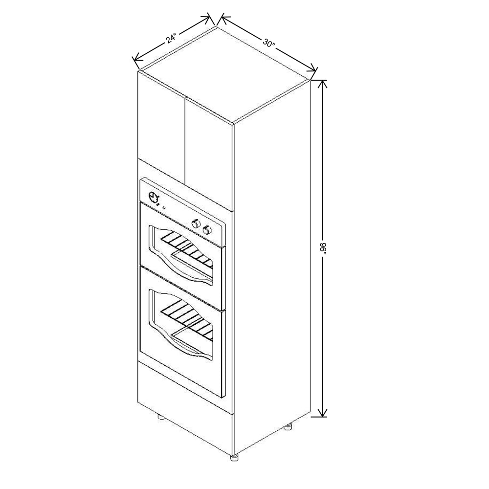 Fabuwood Illume Catalina Nocce 3 12" High Lift Up Wall