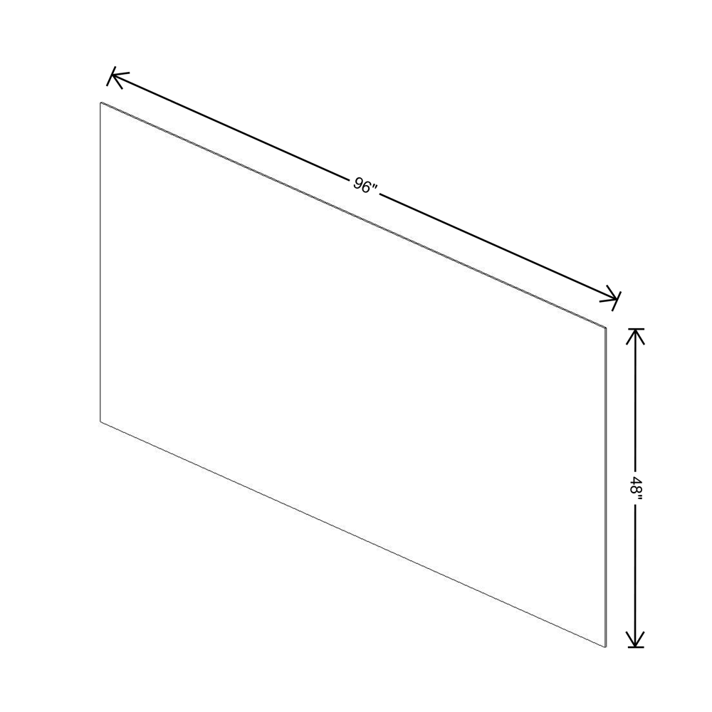 Fabuwood Allure Luna Dove MDF PANEL 4X8 1/4"