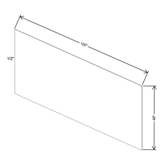 Fabuwood Allure Nexus Frost Plywood  1/2"T- 48"W X 120"H