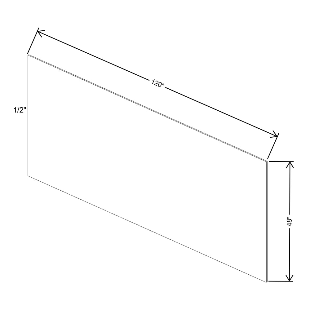 Fabuwood Allure Galaxy Desert Oak 48" W X 120" H X 1/2" D Plywood