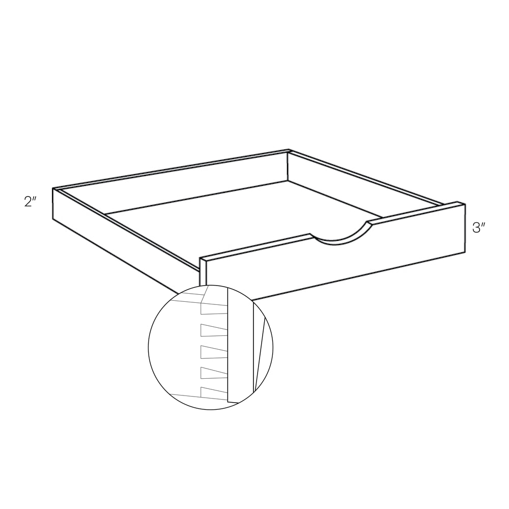 CNC Concord Sydney White 30" W Pull Out Shelf