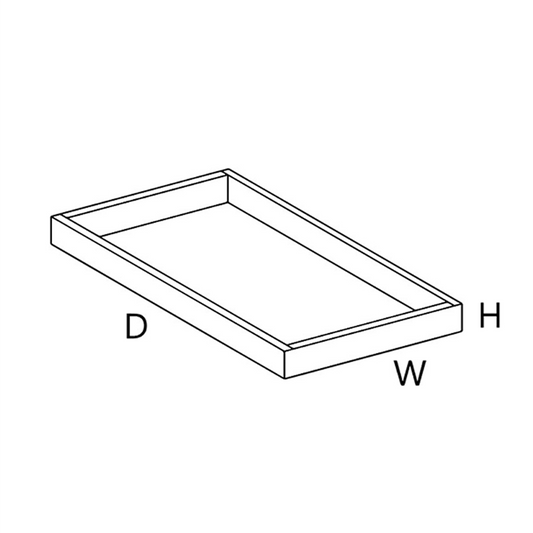 Wolf Classic Dartmouth White Paint 21"D Pull Out Shelf w/SC {Shipped Loose}