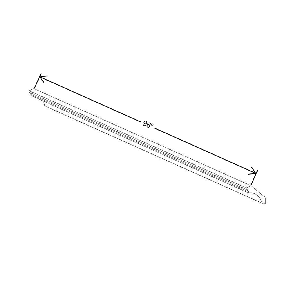 CNC Luxor 5-Piece Harvest 96" W X 3 1/4" H X 2 1/4" D Royal Cove Crown Molding