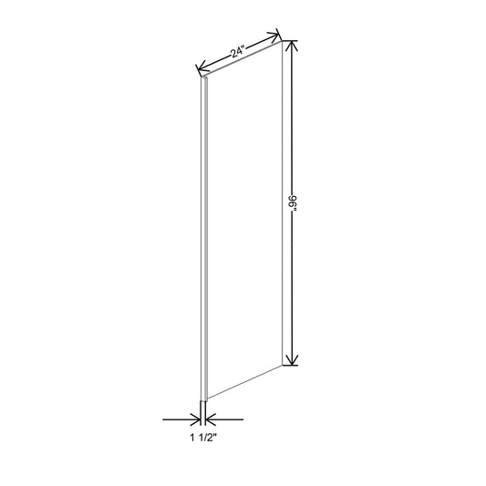 Cubitac Imperial Montclair Sapphire Refrigerator End Panel 1 1/2"W X 30"D X 96"H