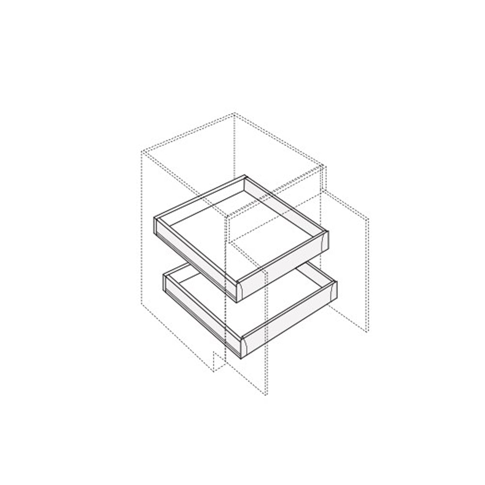 Fabuwood Illume Catalina Bianco Gloss 2, Roll Out