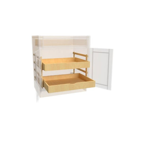 Fabuwood Allure Galaxy horizon 21" Width Roll Out Drawer 21" With 80 Extension Blum Slide