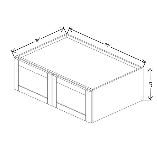 Wolf Classic Grove Terrain Stain 36"W X 12"H Refrigerator Wall Cabinet