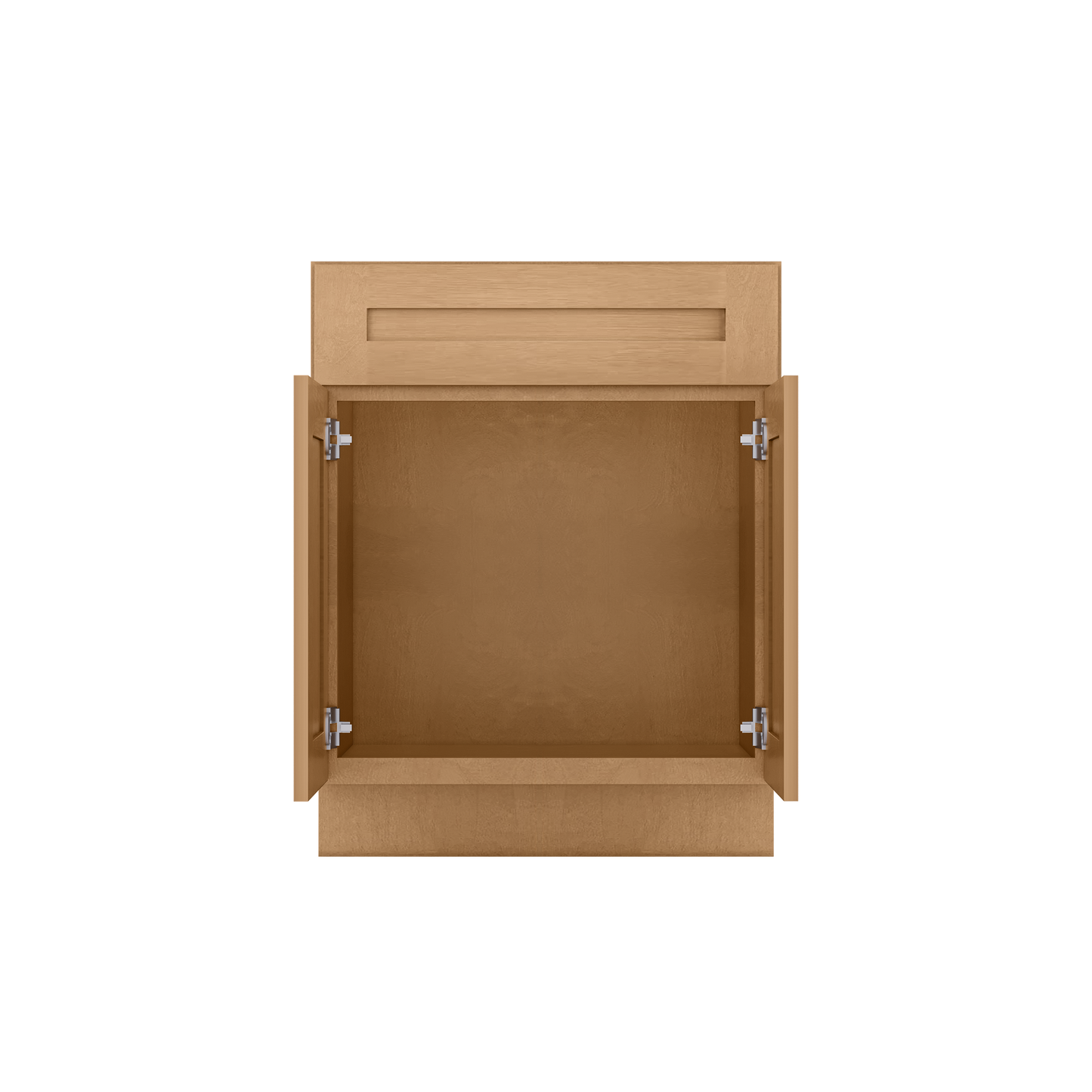 Sink Base Kitchen Cabinet SB27 Shaker Toffee LessCare 27 in. width 34.5 in. height 24 in. depth