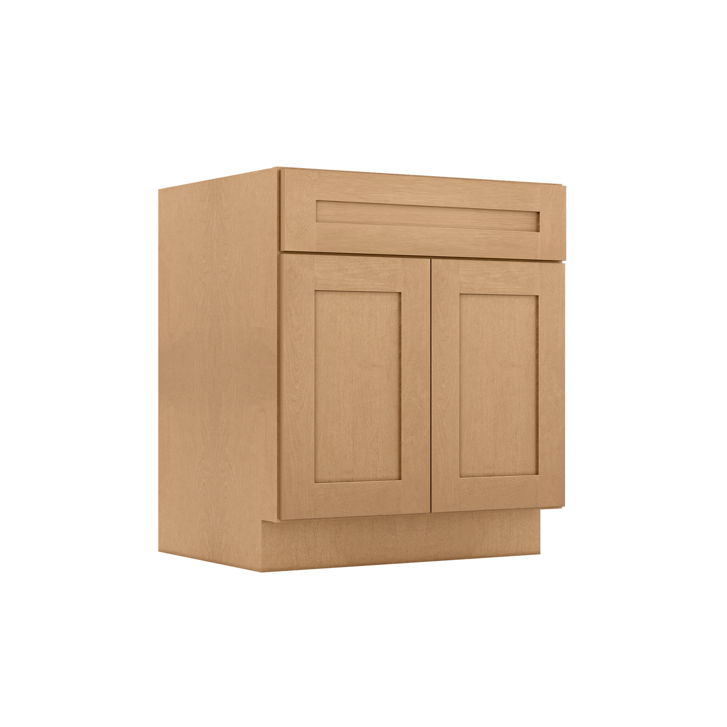 Sink Base Kitchen Cabinet SB30 Shaker Toffee LessCare 30 in. width 34.5 in. height 24 in. depth