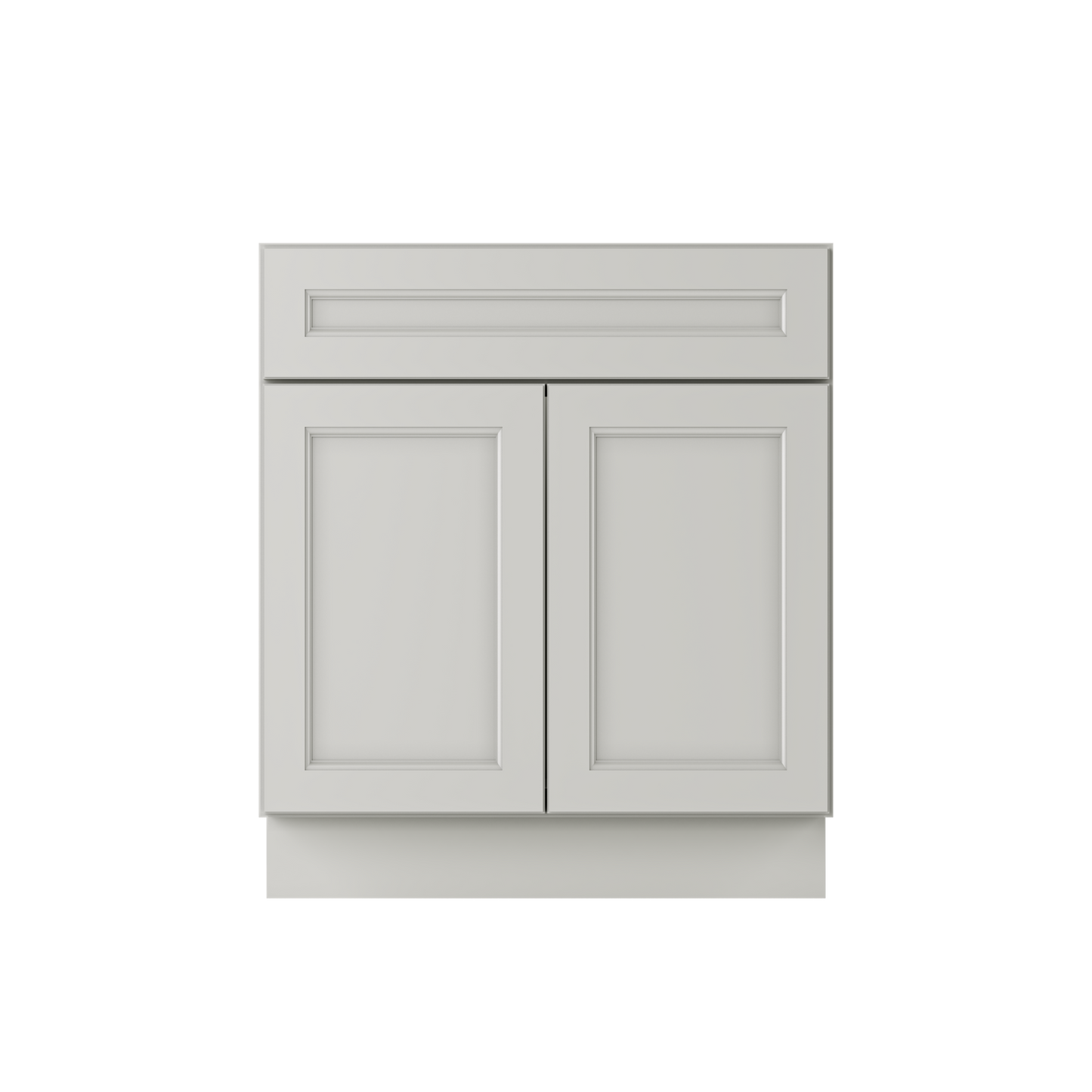 Sink Base Kitchen Cabinet SB30 Milan Pearl LessCare 30 in. width 34.5 in. height 24 in. depth