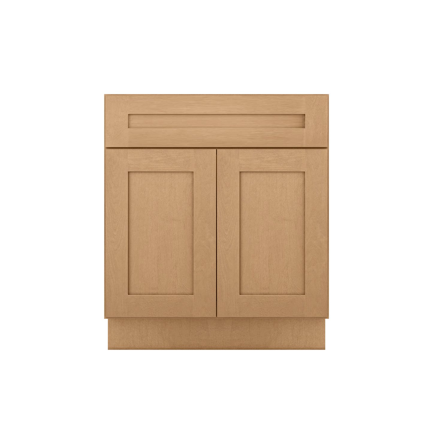 Sink Base Kitchen Cabinet SB30 Shaker Toffee LessCare 30 in. width 34.5 in. height 24 in. depth