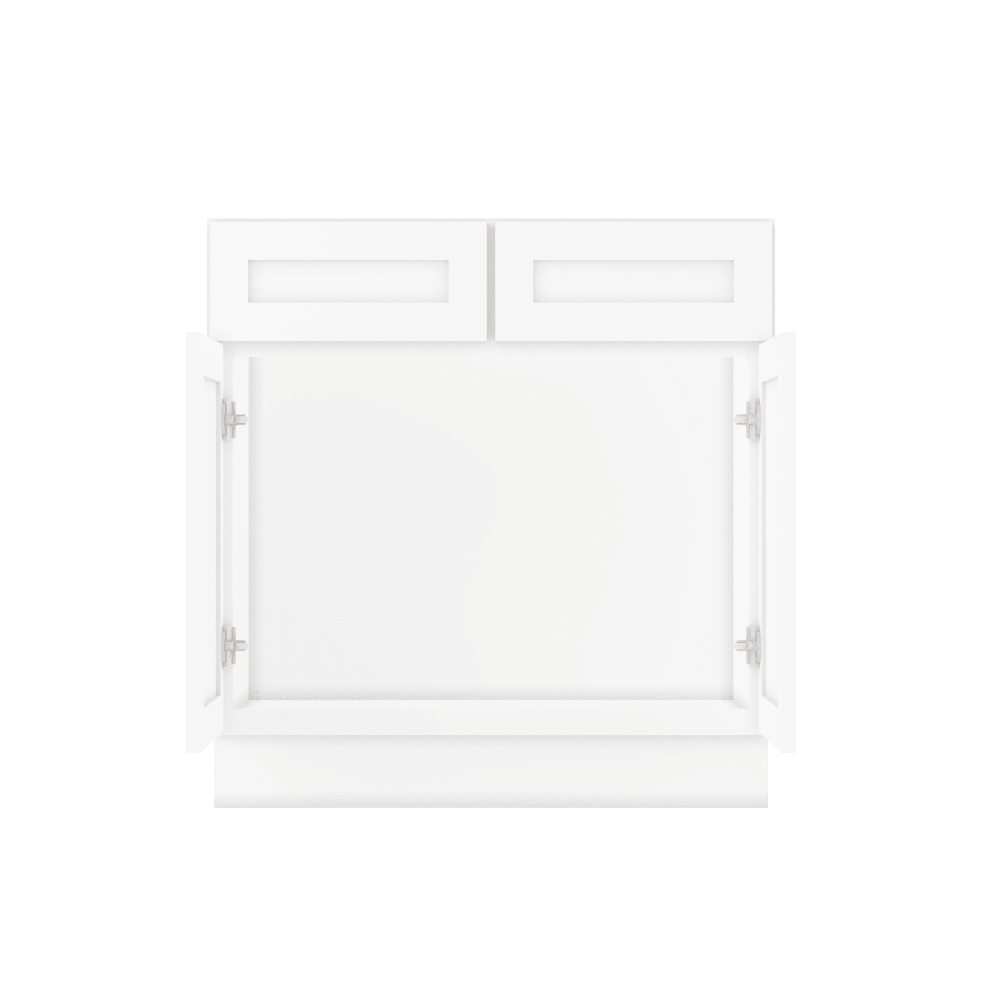 Sink Base Kitchen Cabinet SB33 Alpina White LessCare 33 in. width 34.5 in. height 24 in. depth