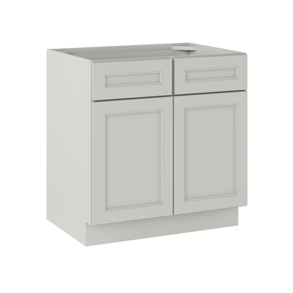 Sink Base Kitchen Cabinet SB33 Milan Pearl 33 in. width 34.5 in. height 24 in. depth