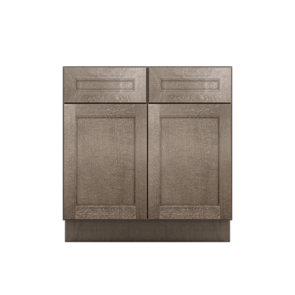 Sink Base Kitchen Cabinet SB33 Milan Slate 33 in. width 34.5 in. height 24 in. depth