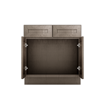 Sink Base Kitchen Cabinet SB33 Milan Slate 33 in. width 34.5 in. height 24 in. depth