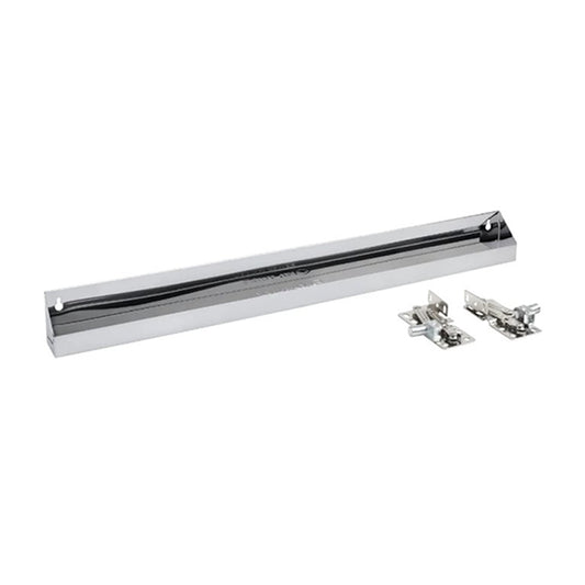 Wolf Classic York White Paint Stainless Steel Tip Out Tray Installed
