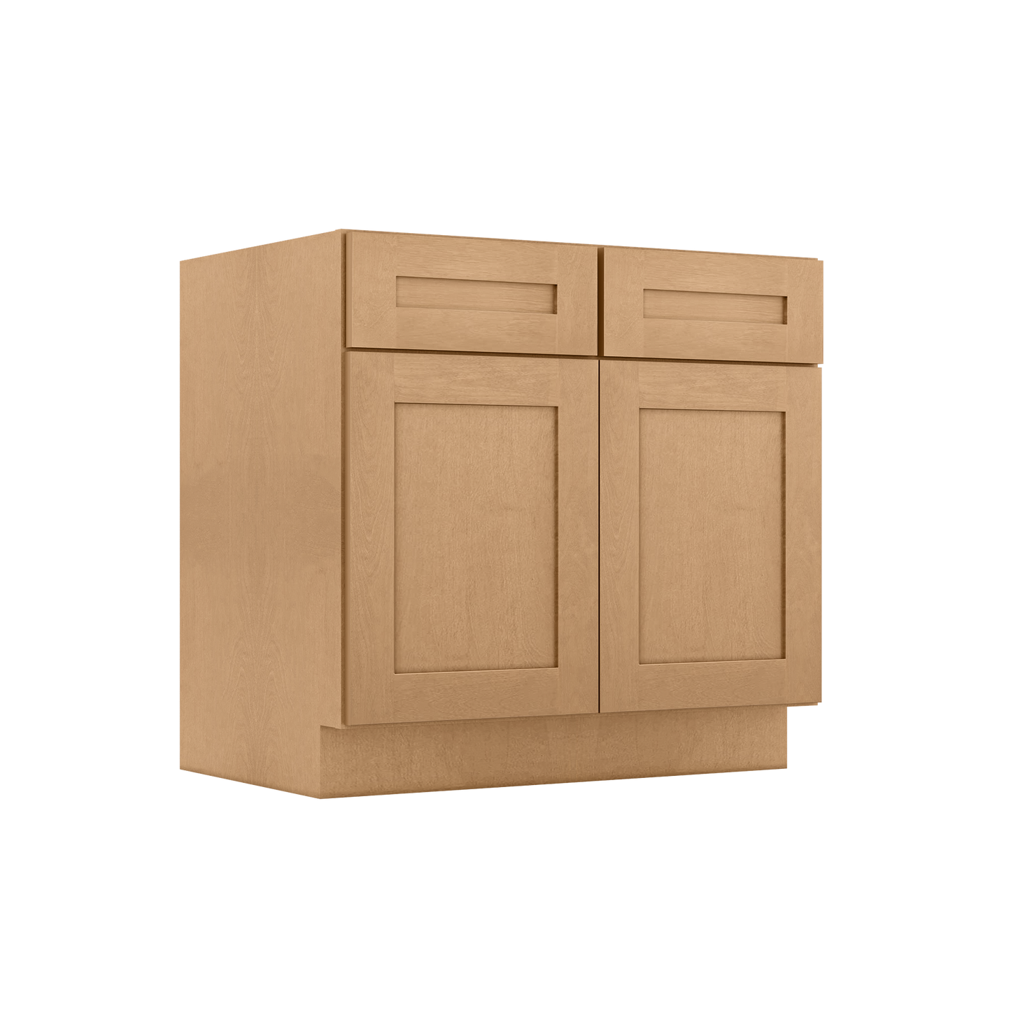 Sink Base Kitchen Cabinet SB36 Shaker Toffee LessCare 36 in. width 34.5 in. height 24 in. depth