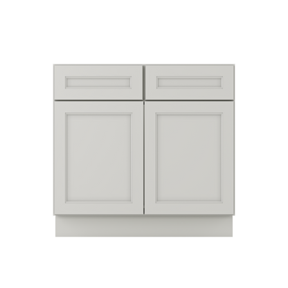 Sink Base Kitchen Cabinet SB36 Milan Pearl 36 in. width 34.5 in. height 24 in. depth