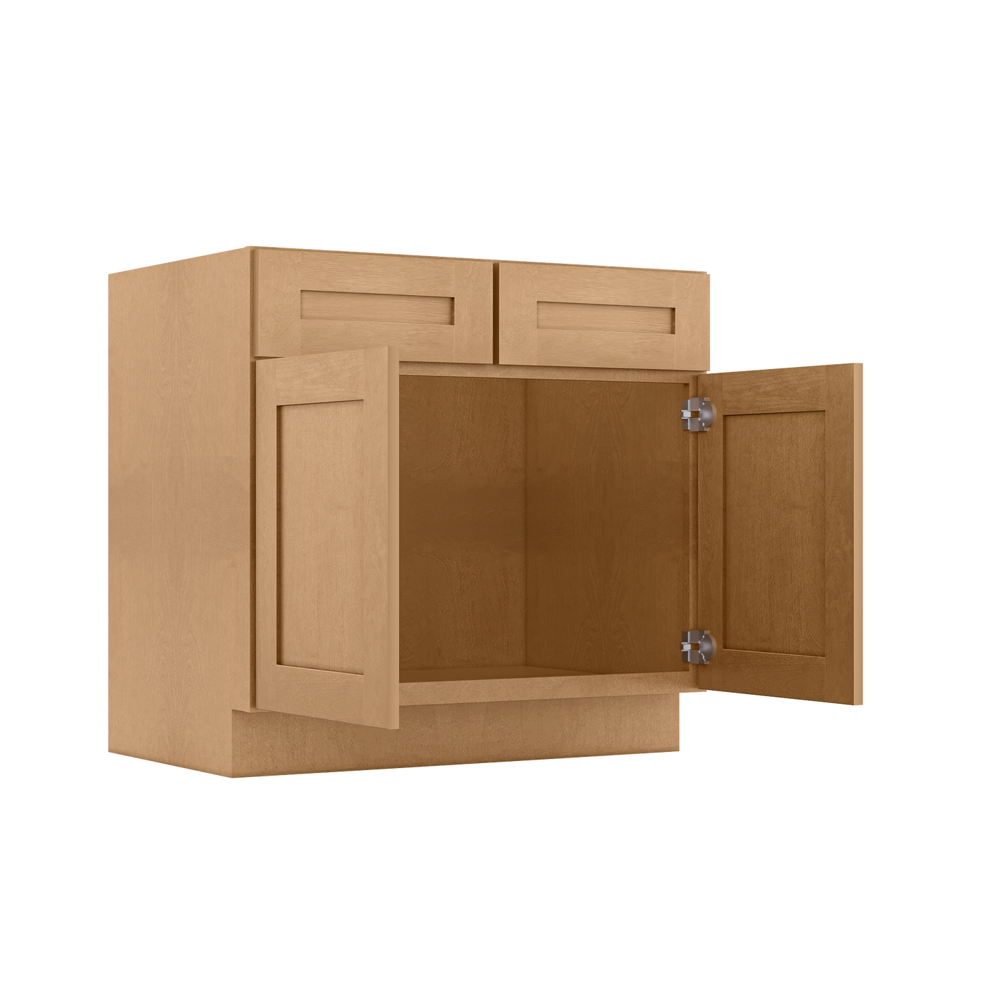 Sink Base Kitchen Cabinet SB36 Shaker Toffee LessCare 36 in. width 34.5 in. height 24 in. depth