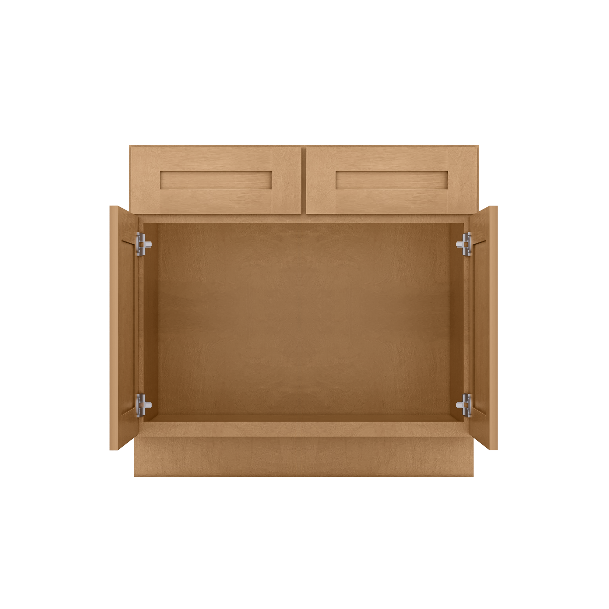 Sink Base Kitchen Cabinet SB36 Shaker Toffee LessCare 36 in. width 34.5 in. height 24 in. depth