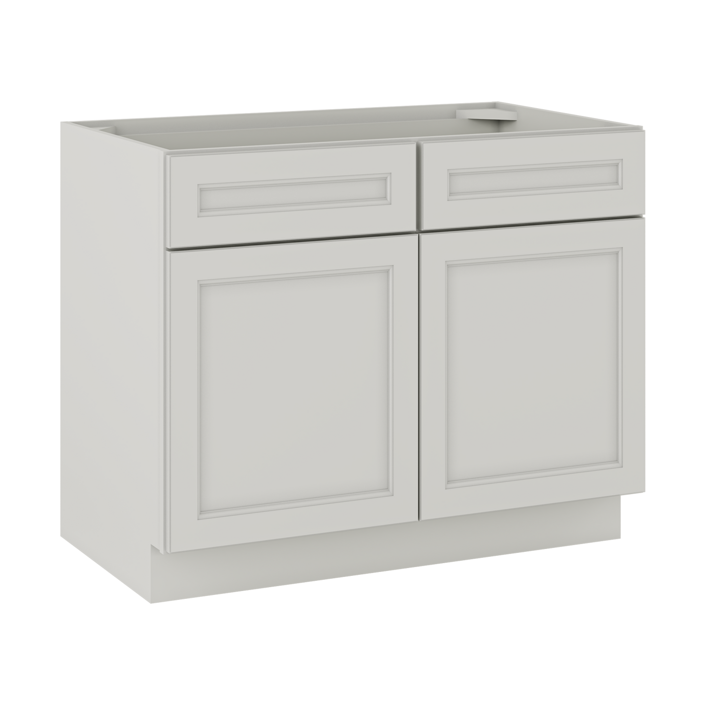 Sink Base Kitchen Cabinet SB42 Milan Pearl 42 in. width 34.5 in. height 24 in. depth