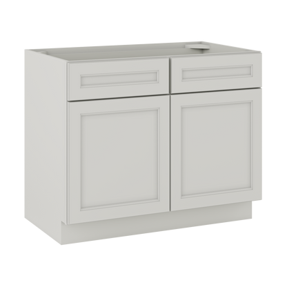 Sink Base Kitchen Cabinet SB42 Milan Pearl 42 in. width 34.5 in. height 24 in. depth