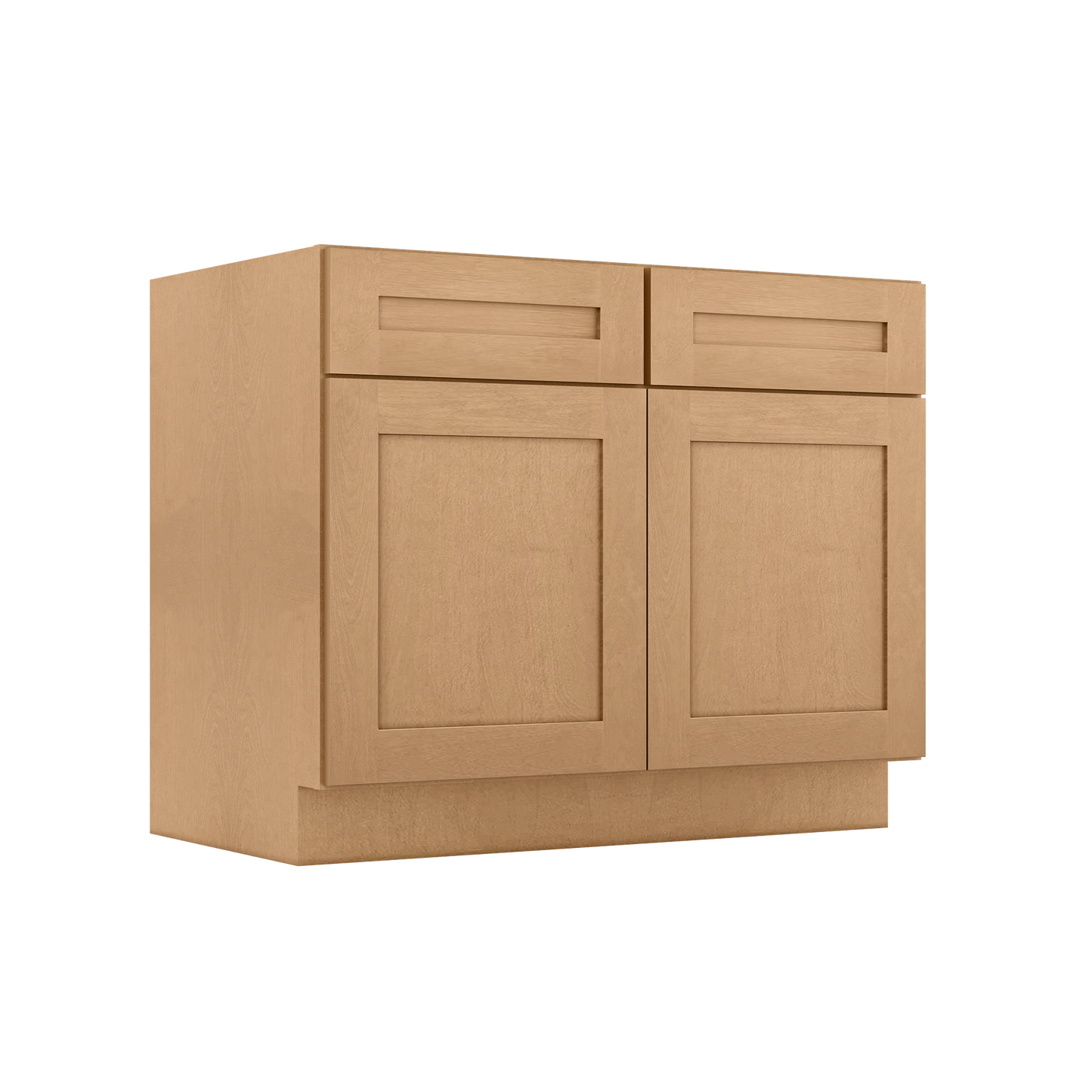 Sink Base Kitchen Cabinet SB42 Shaker Toffee LessCare 42 in. width 34.5 in. height 24 in. depth