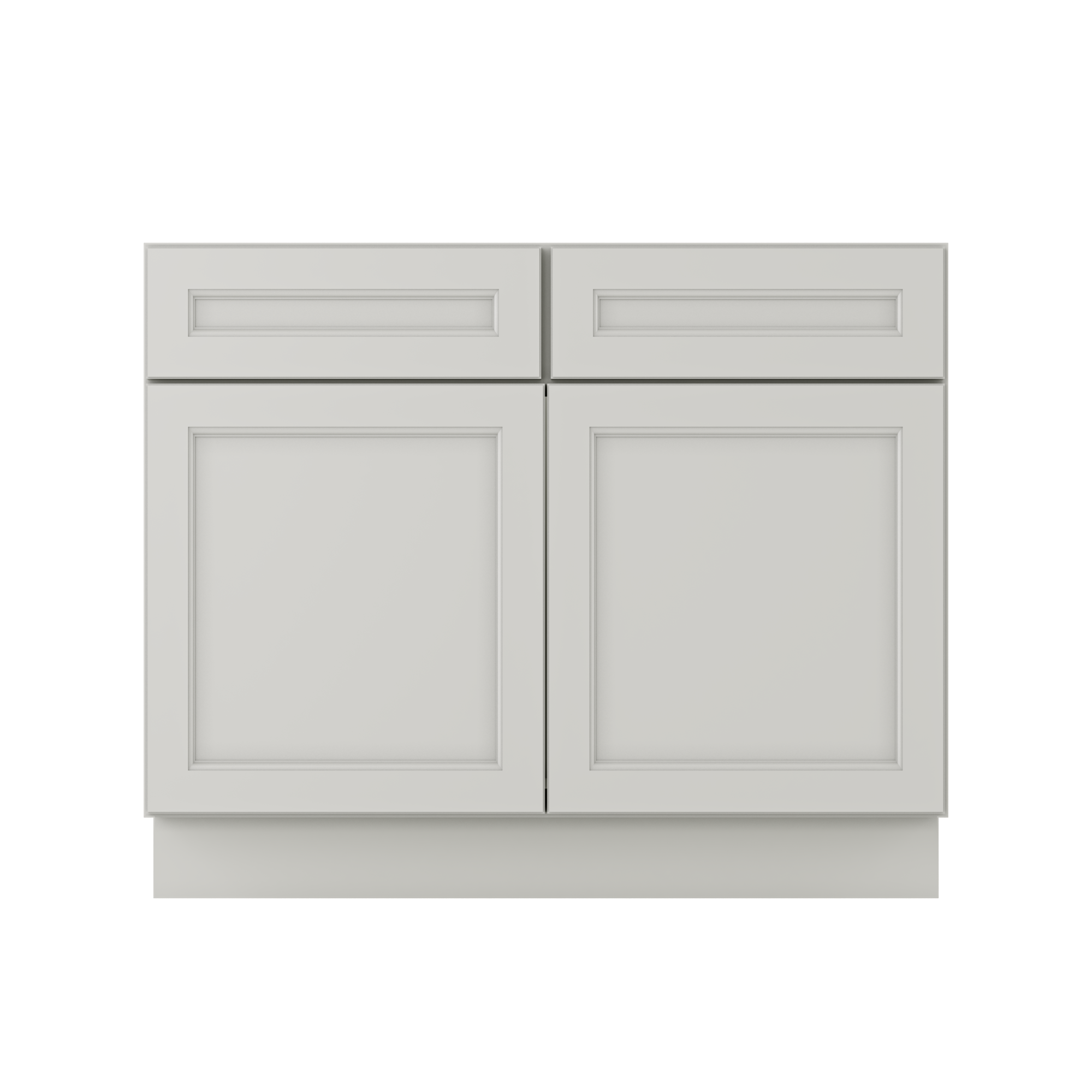 Sink Base Kitchen Cabinet SB42 Milan Pearl 42 in. width 34.5 in. height 24 in. depth