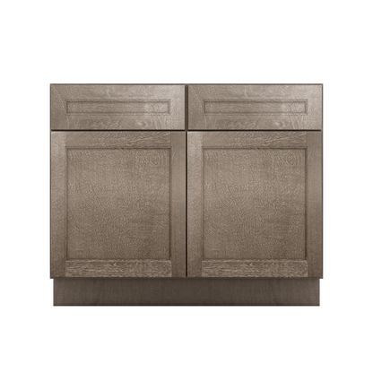 Sink Base Kitchen Cabinet SB42 Milan Slate 42 in. width 34.5 in. height 24 in. depth