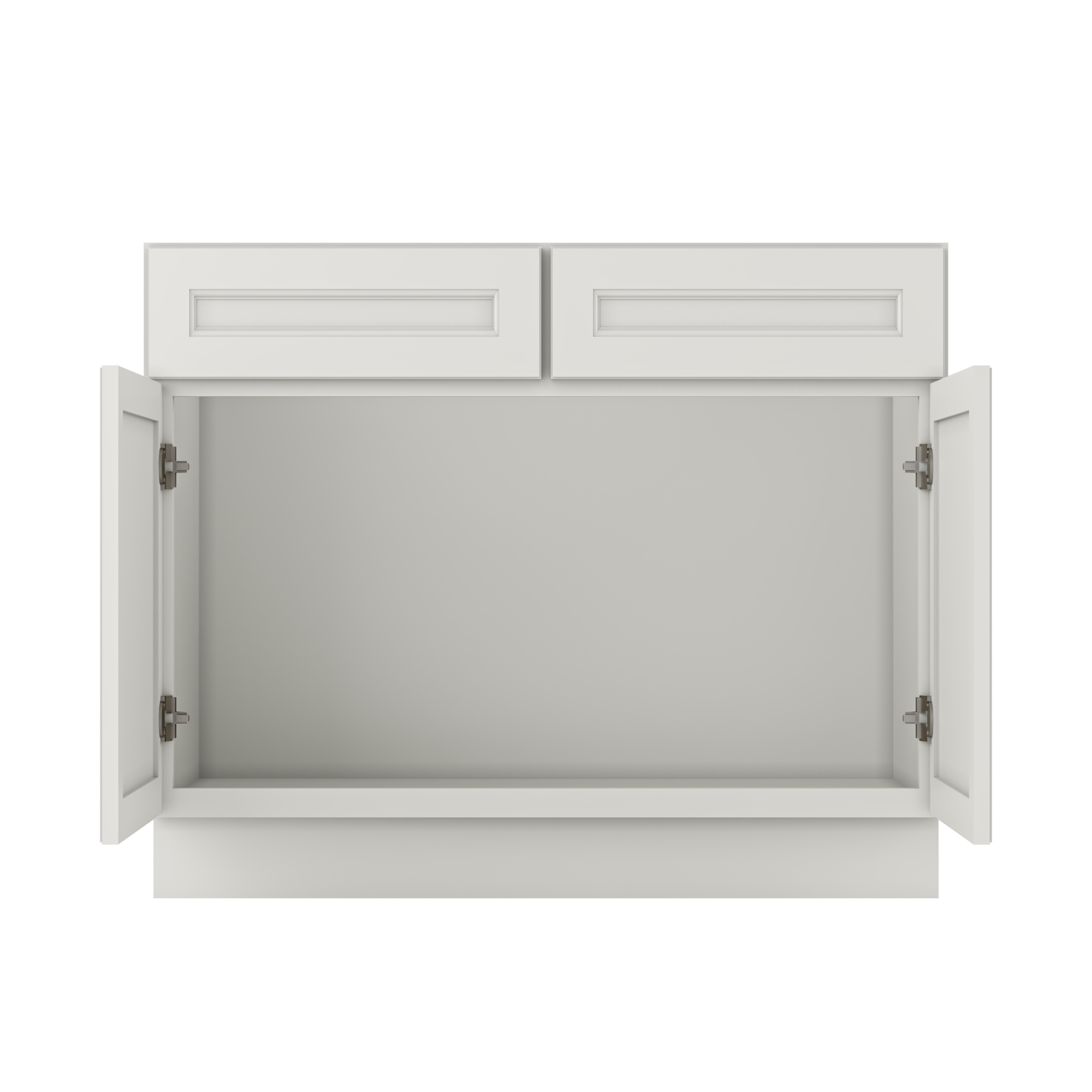 Sink Base Kitchen Cabinet SB42 Milan Pearl 42 in. width 34.5 in. height 24 in. depth