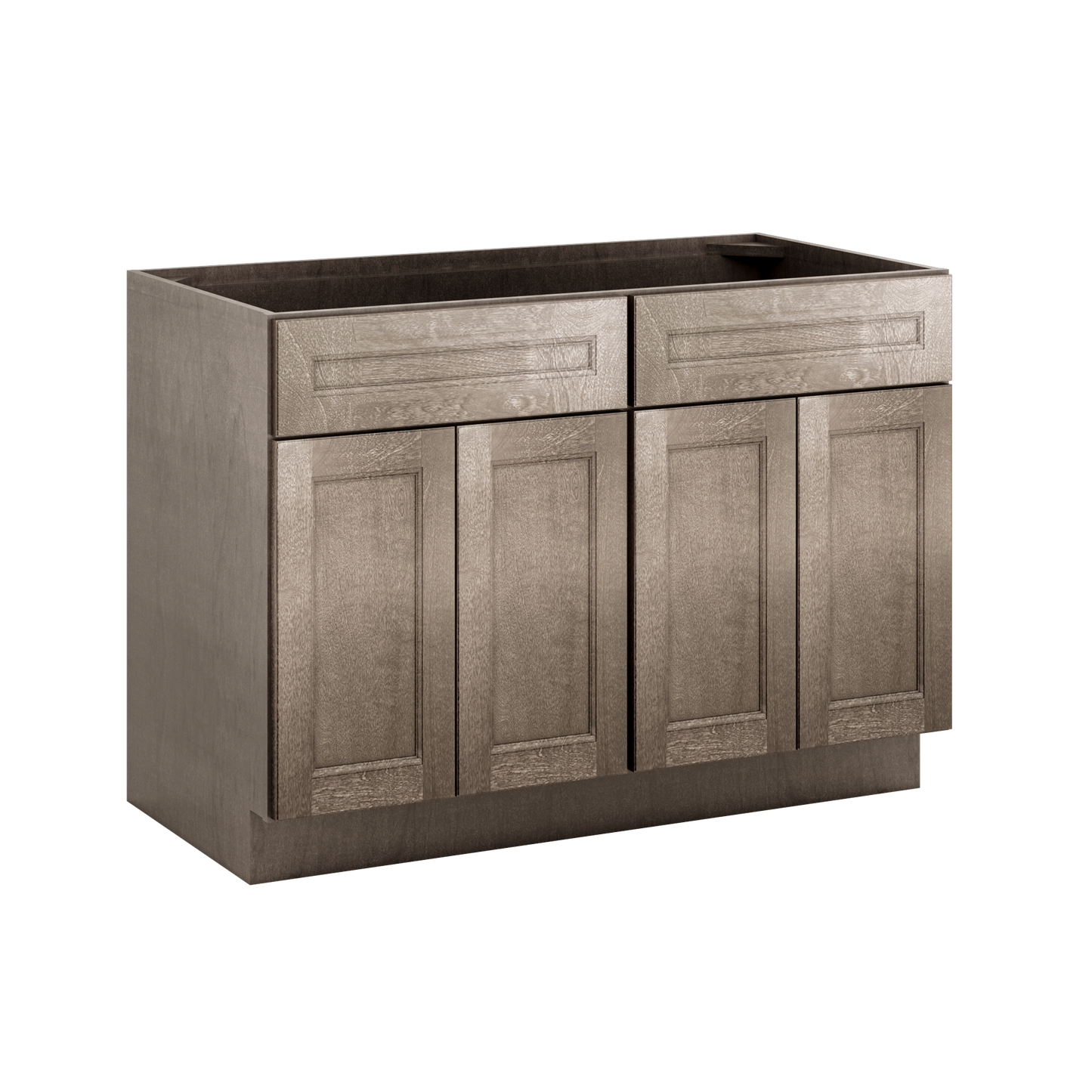 Sink Base Kitchen Cabinet SB48 Milan Slate 48 in. width 34.5 in. height 24 in. depth