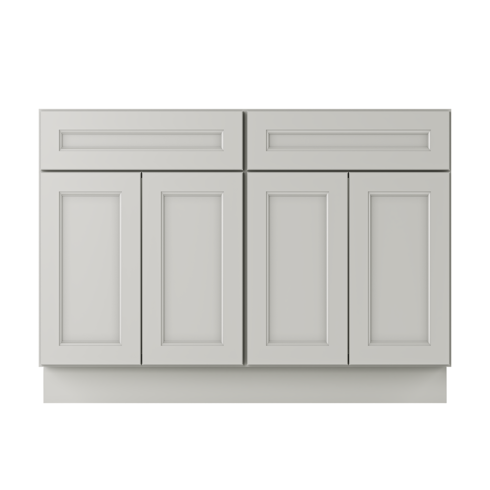 Sink Base Kitchen Cabinet SB48 Milan Pearl 48 in. width 34.5 in. height 24 in. depth